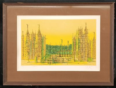 an image of a picture of a painting of a castle