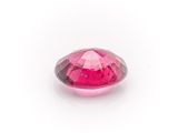 a pink tourmaline gems on a white background