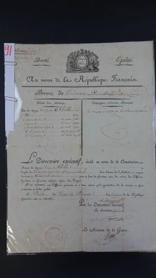 an old document with a picture of a man on it
