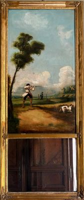 une image d'un tableau accroché au mur d'une pièce