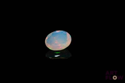 an oplite in the dark with a reflection on the surface