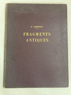 la couverture d'un livre avec des lettres dorées sur fond blanc