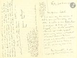 an old handwritten letter from a man who is writing on a piece of paper