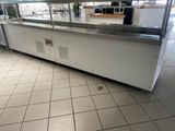 an image of a commercial kitchen with stainless steel counter tops