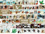 un collage d'illustrations de bandes dessinées représentant différentes scènes