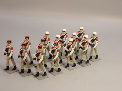 Figurines d'artiste Antoine Pont - plomb 54 mm, 14 légionnai…