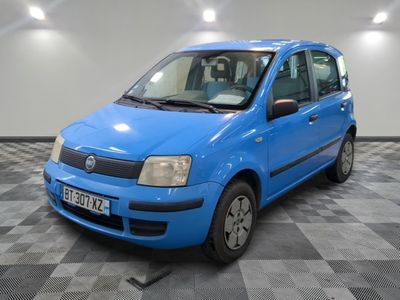 la photo d'une petite voiture bleue garée dans un garage