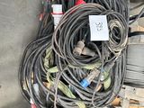 a pile of wires and other items on the floor