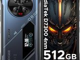 a close up of a cell phone with a game controller on top of it