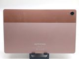 an image of a pink tablet computer sitting on top of a white table
