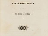 a black and white image of an old book with a title