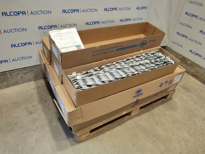 two boxes with a lot of screws in them