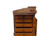 an image of a wooden chest of drawers on a white background