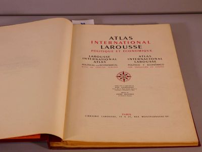 Larousse. Atlas international politique et économique, 1950. - Photo 1