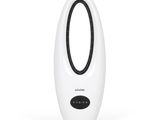 an image of a white and black air purifier on a white background