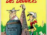 the cover of a comic book with two men carrying a barrel
