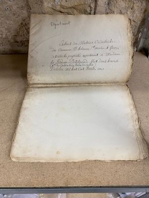 [SEINE-ET-MARNE]. Extrait des matrices cadastrales des commu…