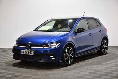 une Volkswagen Polo R-Line bleue - hayon hayon hayon hayon hayon hayon hayon hayon hayon hayon hayon hayon hayon hayon hayon hayon
