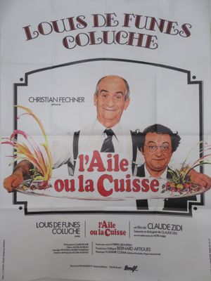 french movie poster for the film l ' aile ou la cuisine