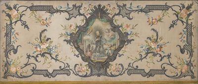 une image d'un tableau sur le mur d'une pièce