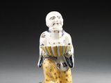 paire de figurines chinoises représentant un homme et une femme