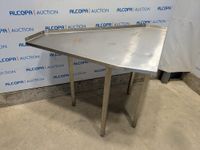 LIEU DE STOCKAGE : Rennes - INCONNUE - TABLE INOX D'ANGLE - … (photo 2)