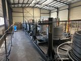 a large room with a lot of wires in it