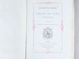 an open book with a picture of a woman on it