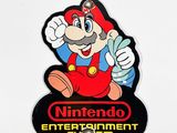 an image of a nintendo entertainment system sticker on a white surface