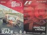 two posters for the formula grand prix de monaco