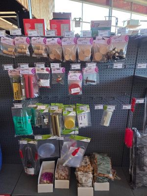 many items on the shelves in the store for sale