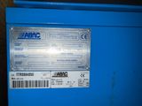 an image of a close up of a blue box with a label on it