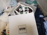 a box with a pair of shoes inside of it