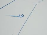 someone is drawing a picture of a bird on a piece of paper