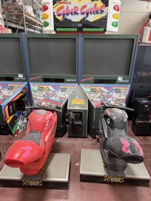 a lot of arcade machines that are on display