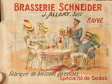 a poster of a group of people sitting around a table