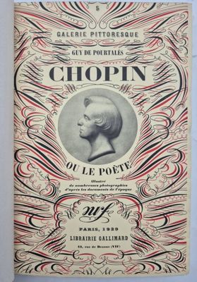 la couverture d'un livre sur laquelle figure le portrait d'un homme de profil