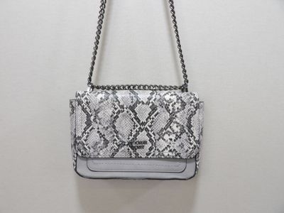VICTORIA'S SECRET - Sac rabat coloris noir effet serpent et …