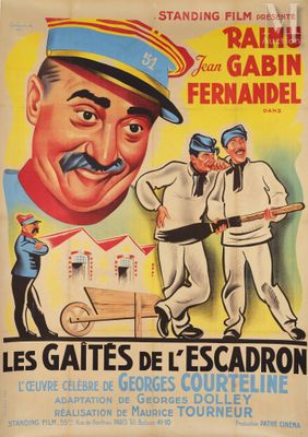 french poster for the film les gaites de escadrone