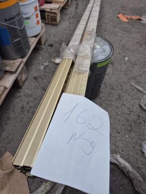 Lot de 10 profils en aluminium, longueur 2 m, finition beige…