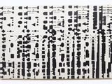 une image représentant une peinture en noir et blanc sur un fond blanc