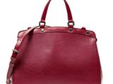 sac à main Louis Vuitton en cuir Epi rouge