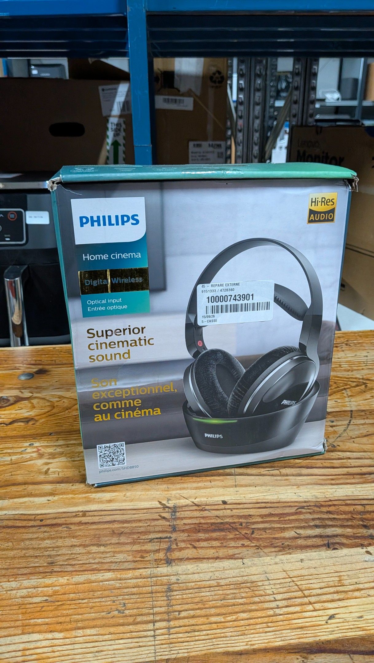 CASQUE AUDIO PHILIPPS - TVA RECUPERABLE