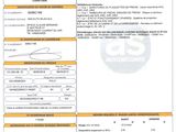 un document sur lequel figurent la photo d'un numéro d'immatriculation et un code-barres