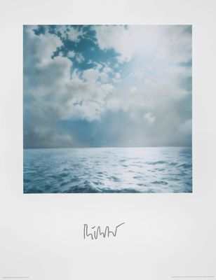 an image of a photograph of the ocean under a cloudy sky