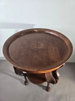 Guéridon ou table de salon en acajou. (photo 2)