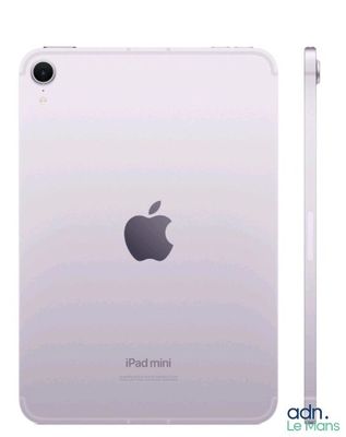 l'arrière et le profil d'un iPad d'Apple sur fond blanc