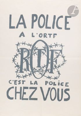 french poster for the police ' s role in the fight against chez vous