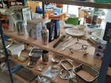 a table that has many different items on it