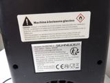 a close up of a machine with a label on it